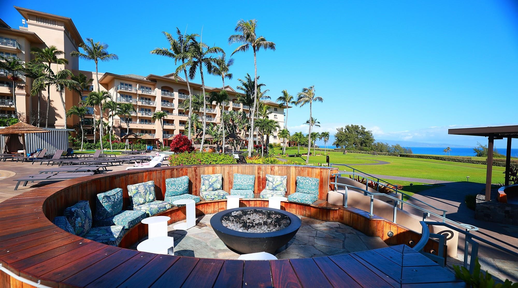 1 Ritz Carlton Drive, Unit 1502 Lahaina, HI 96761 - Photo 36 of 47 a view of a swimming pool with a patio