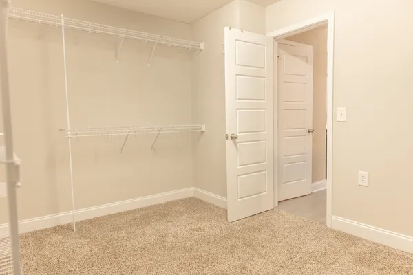 a view of closet area
