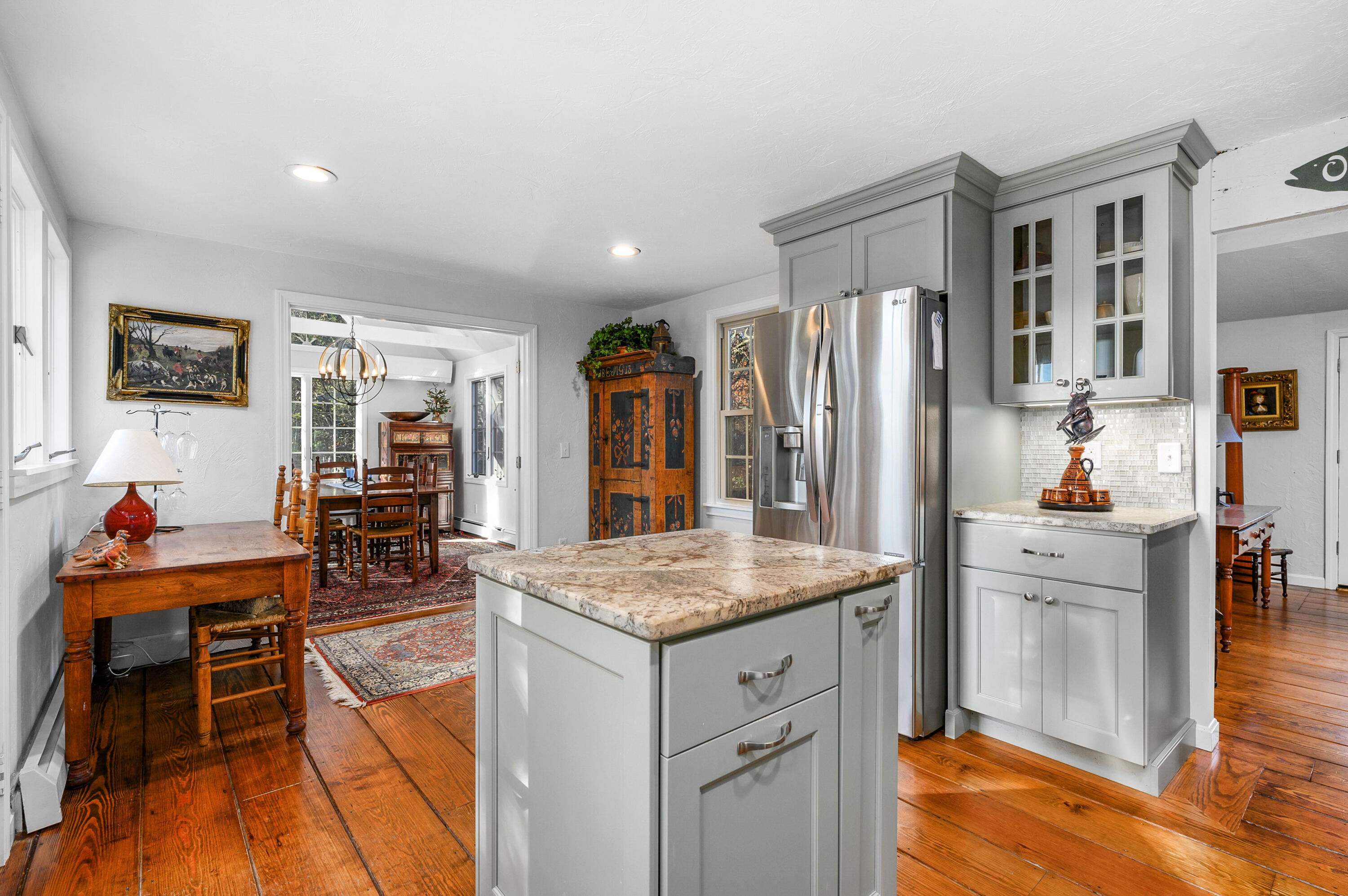 523 Bumps River Road Osterville, MA 02655 - Photo 17 of 49 a kitchen with stainless steel appliances granite countertop refrigerator and stove