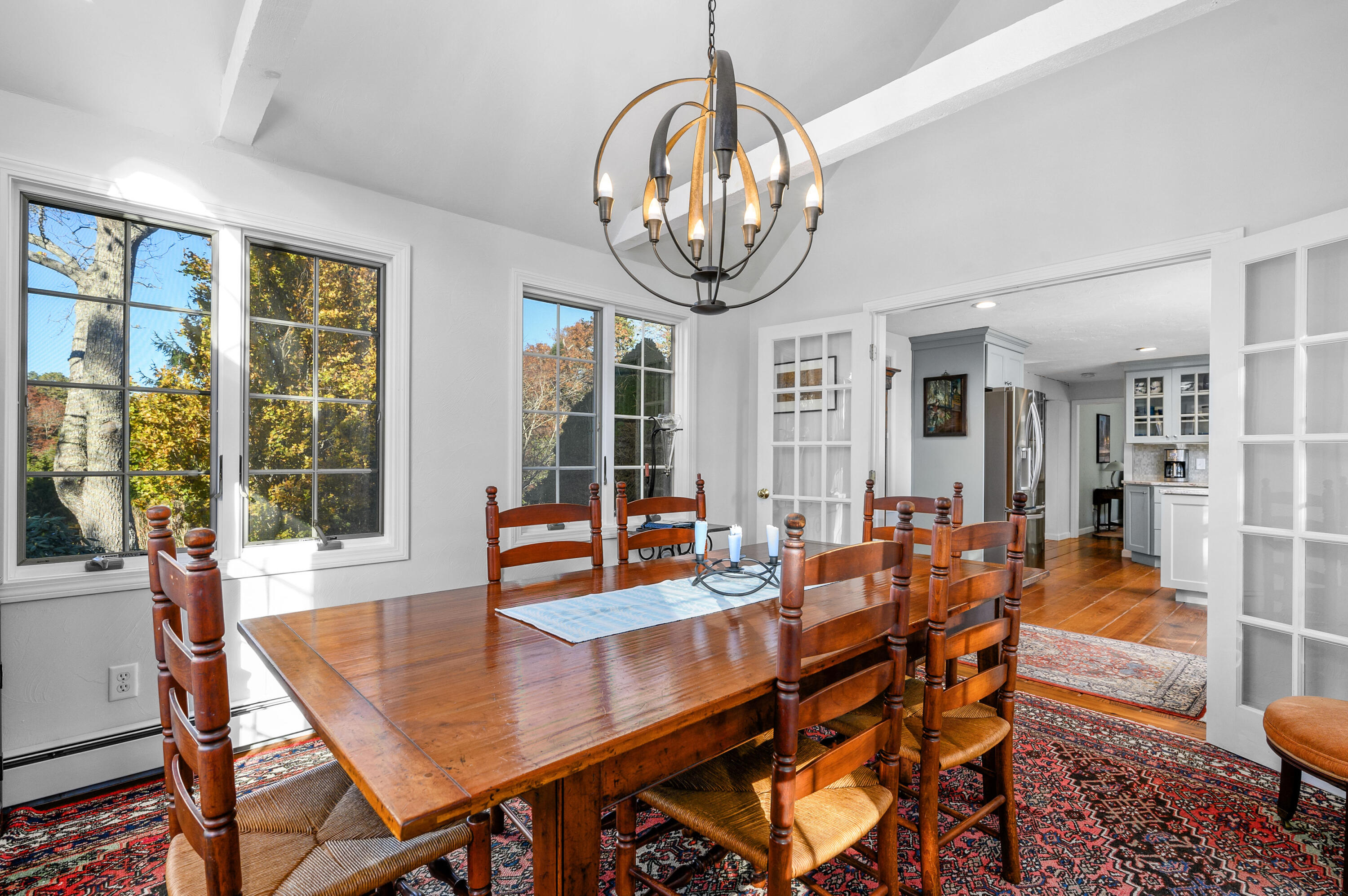 523 Bumps River Road Osterville, MA 02655 - Photo 20 of 49 a view of a dining room with furniture window and outside view