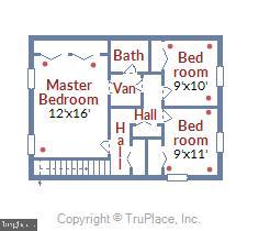 9935 Mallard Drive Laurel, MD 20708 - Photo 40 of 40 Floor Plan - Upper Level