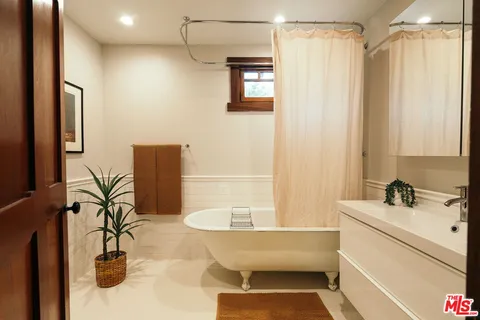 a view of table and chair in room