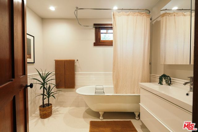 a view of table and chair in room