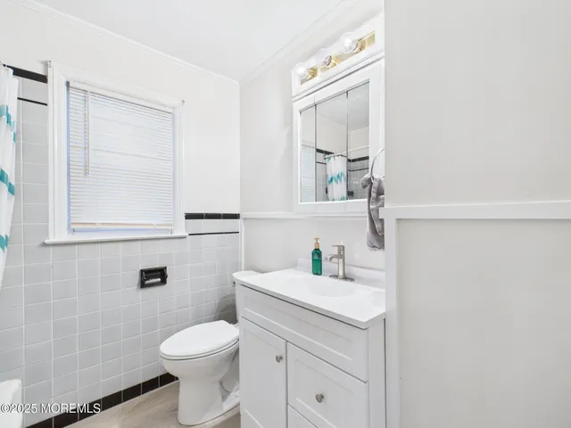 a bathroom with a sink a toilet and vanity