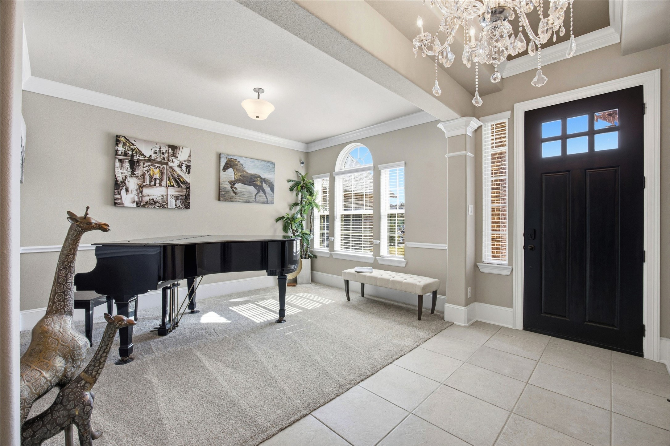 3313 Flagstone Drive Manvel, TX 77578 - Photo 4 of 39 a living room with furniture and a large window