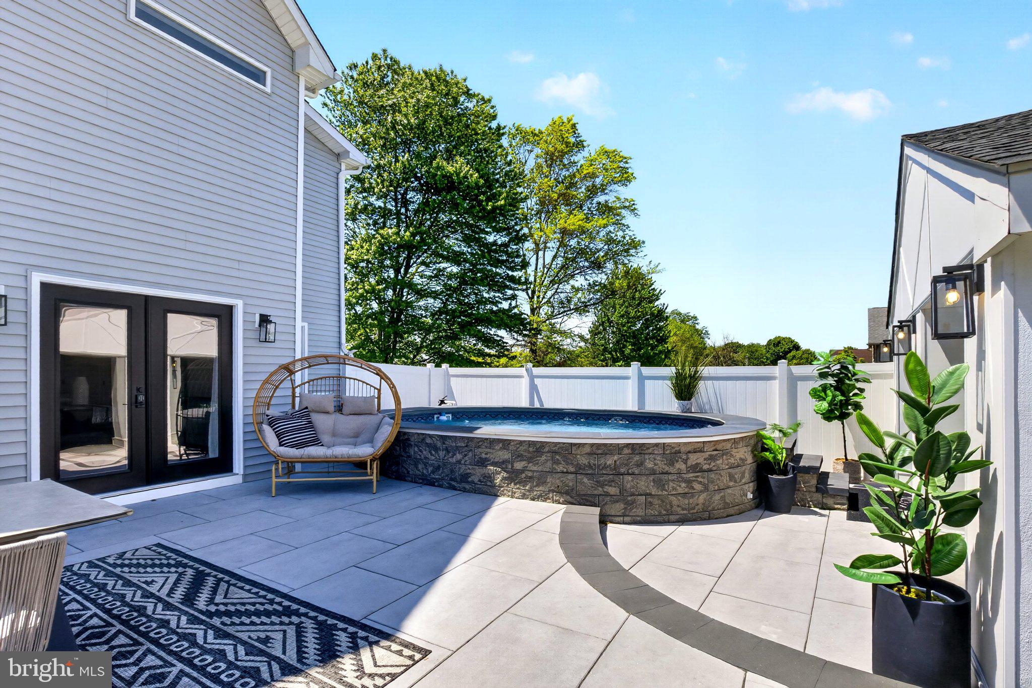 25015 Mt Pleasant Road Columbus, NJ 08022 - Photo 40 of 59 Serene outdoor oasis with spa retreat.