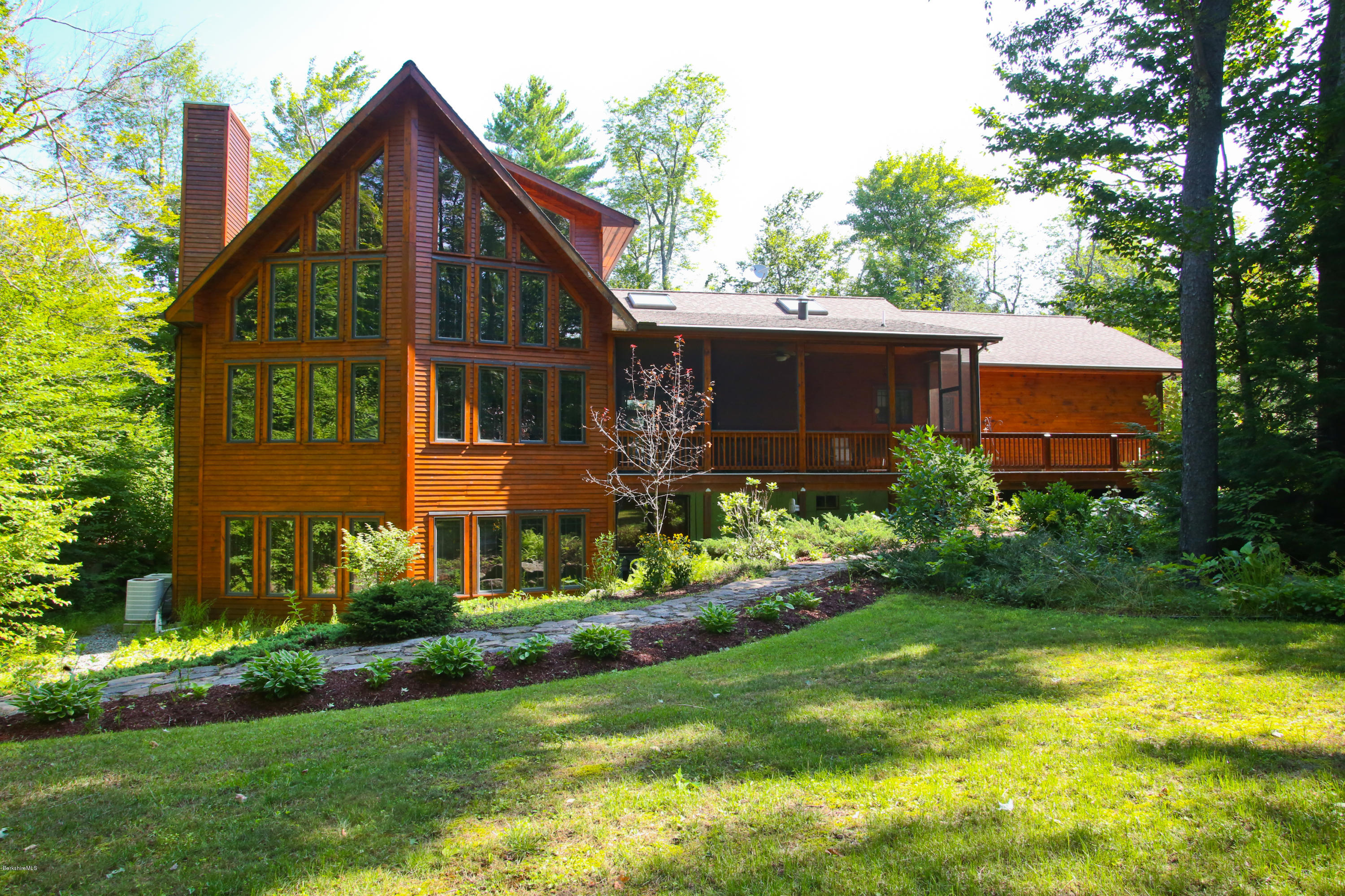 108 Valley View Road Becket, MA 01223 - Photo 31 of 35 a view of a house with a yard