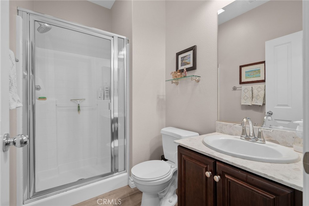5156 Tahoe Place Rancho Cucamonga, CA 91739 - Photo 11 of 49 a bathroom with a sink toilet and shower
