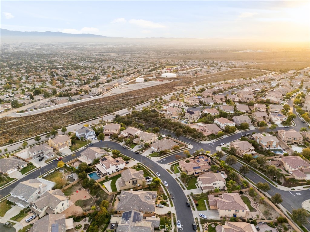 5156 Tahoe Place Rancho Cucamonga, CA 91739 - Photo 45 of 49 an aerial view of residential building with parking space
