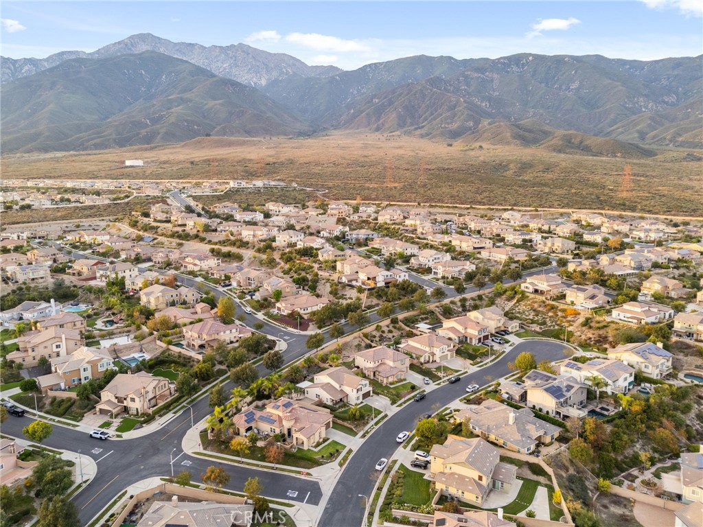 5156 Tahoe Place Rancho Cucamonga, CA 91739 - Photo 46 of 49 an aerial view of residential houses with outdoor space