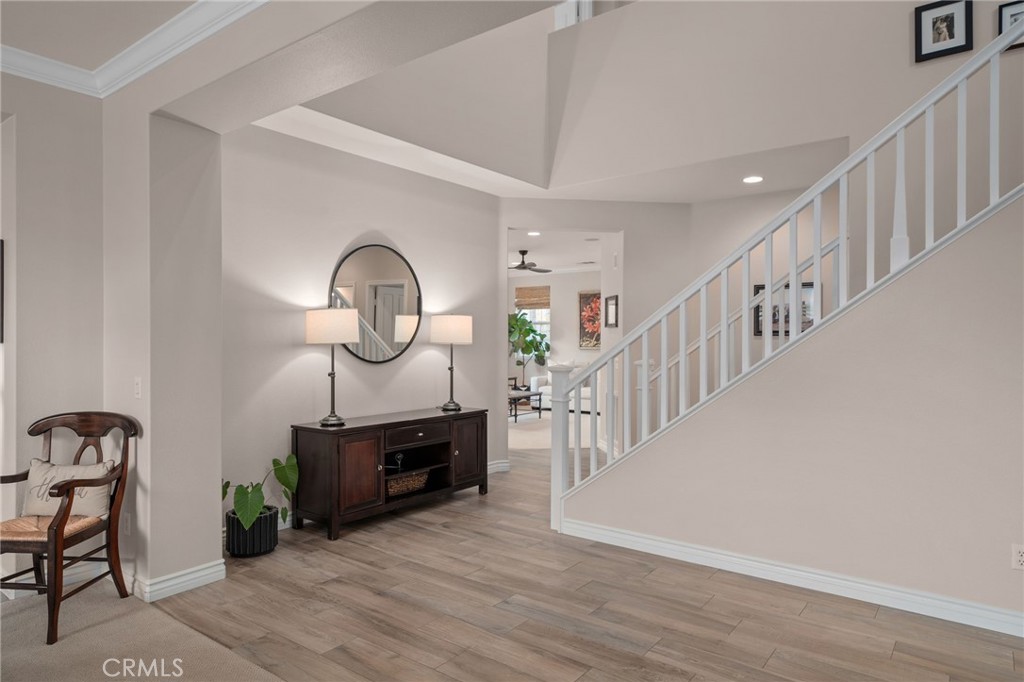 5156 Tahoe Place Rancho Cucamonga, CA 91739 - Photo 5 of 49 a view of a livingroom with wooden floor and furniture