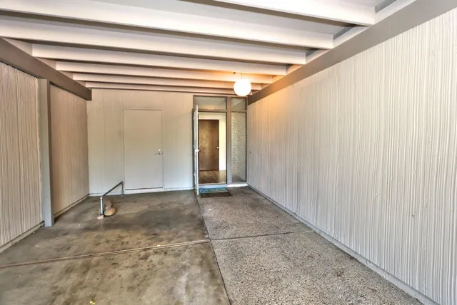 a view of an empty room