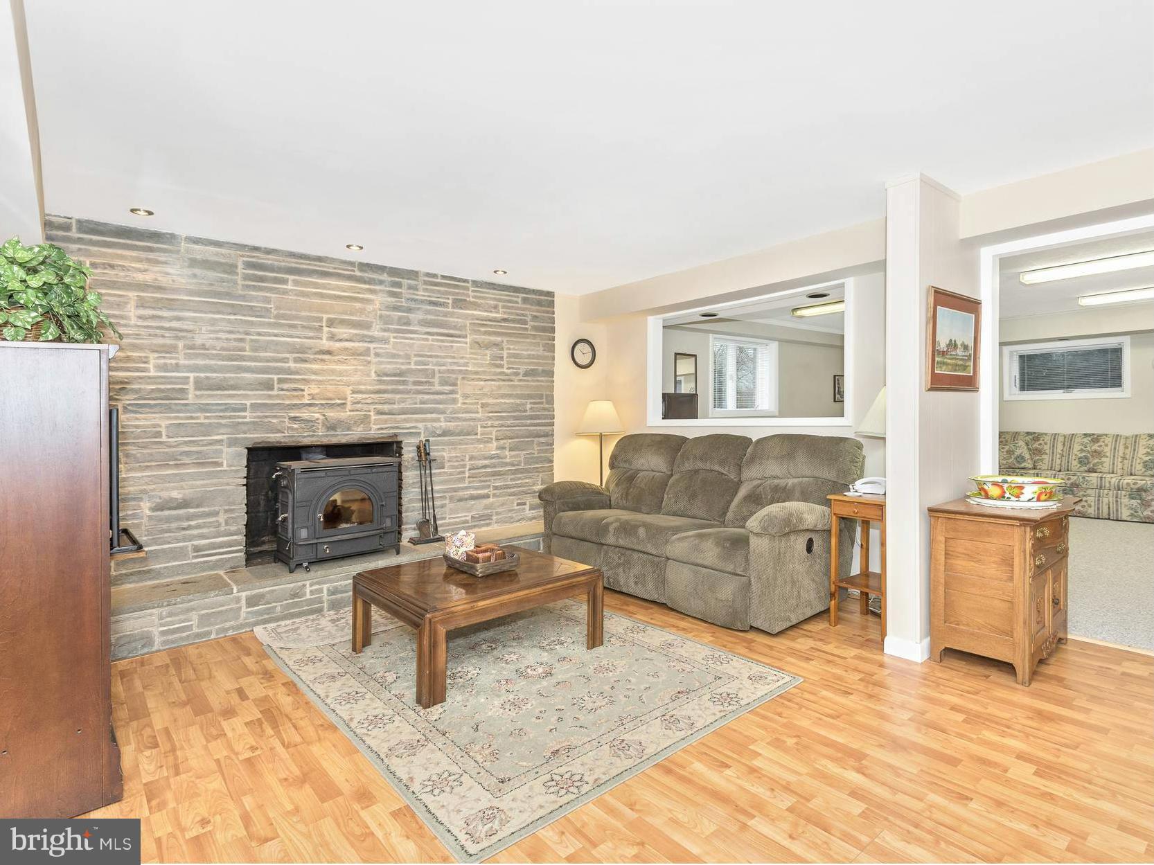 13250 Penn Shop Road Mount Airy, MD 21771 - Photo 22 of 30 LL Family Room w/Wood Stove