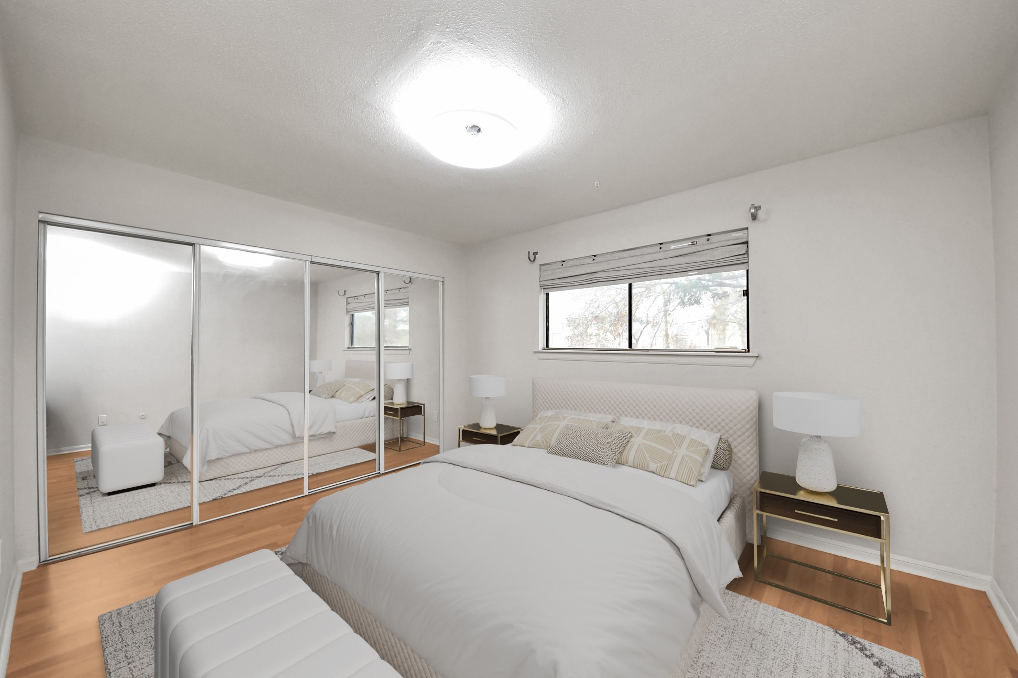 2425 Holly Hall Street, Unit C54 Houston, TX 77054 - Photo 11 of 24 a bedroom with a bed and a large window