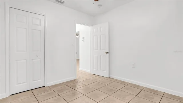 a view of an empty room