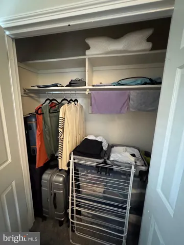 a view of walk in closet