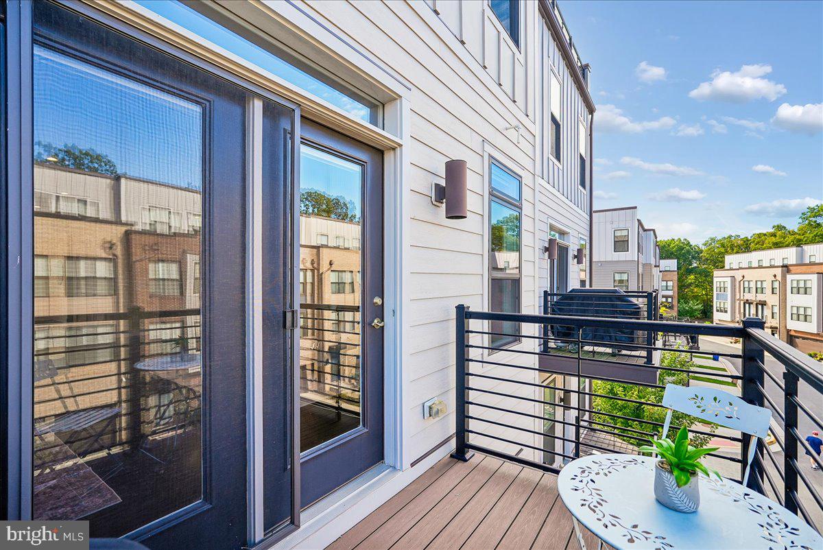 1658 Bandit Loop, Unit 2B Reston, VA 20190 - Photo 12 of 43 Deck off of living room.