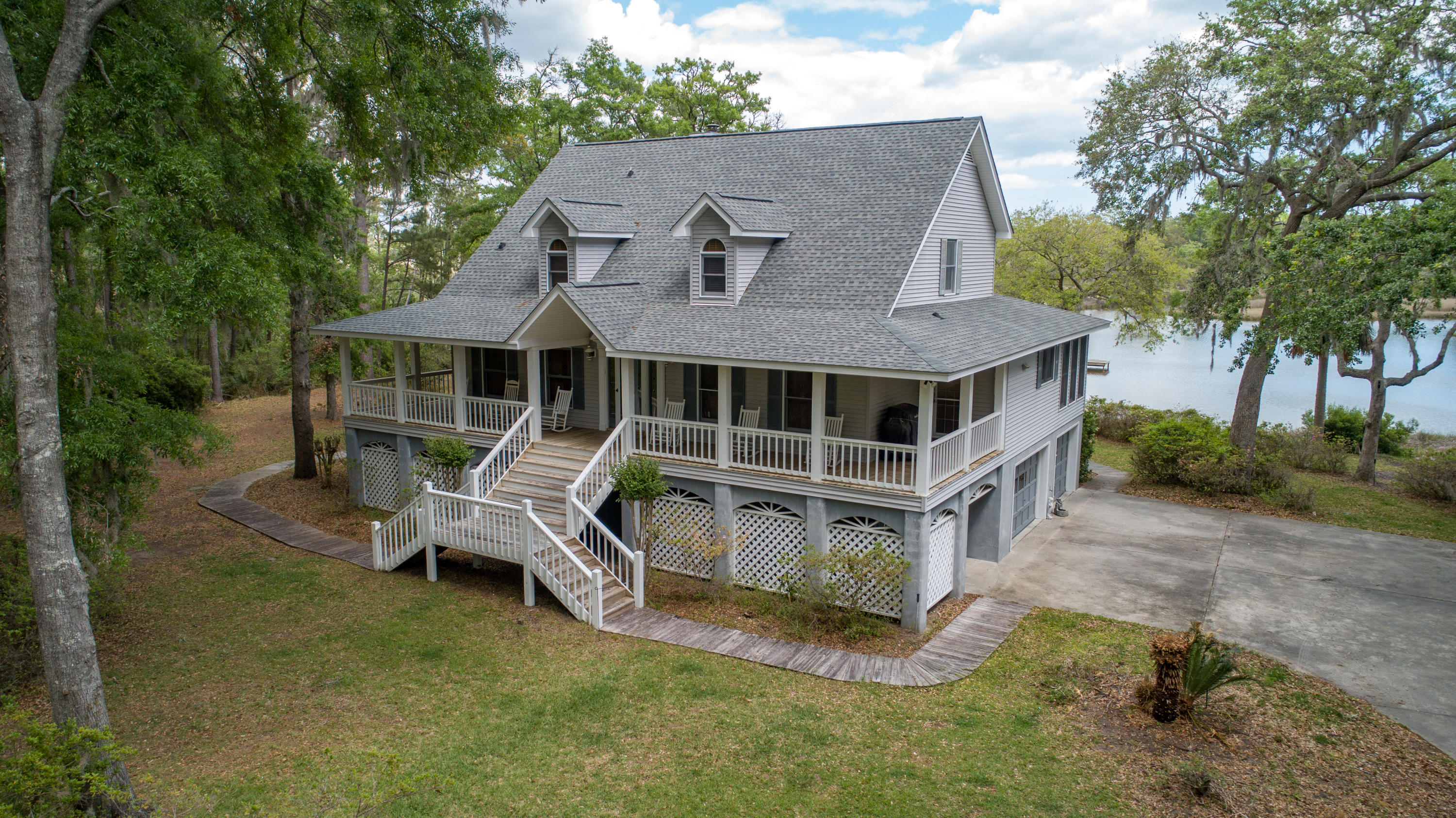 8952 Palmetto Road Edisto Island, SC 29438 - Photo 1 of 56 8952 Palmetto Rd drone (17)