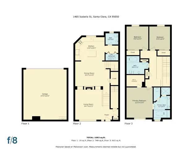 $1,299,000 | 1465 Isabella Street, Santa Clara, CA 95050