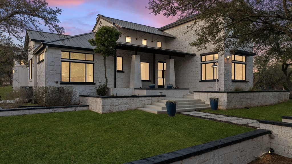 4018 Bee Creek Road Spicewood, TX 78669 - Photo 2 of 40 Beautiful two story modern home with 4 bedrooms, 3.5 baths, office and loft.