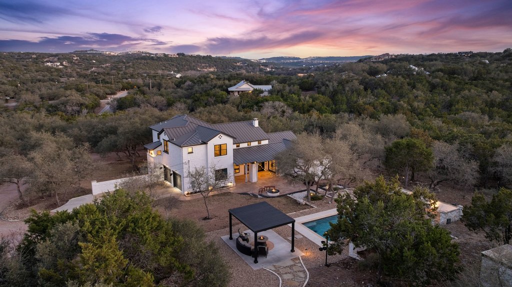 4018 Bee Creek Road Spicewood, TX 78669 - Photo 3 of 40 Situated on 4.3 acres-rare multi generational opportunity with a main house, fully livable guest house, pool and garden.