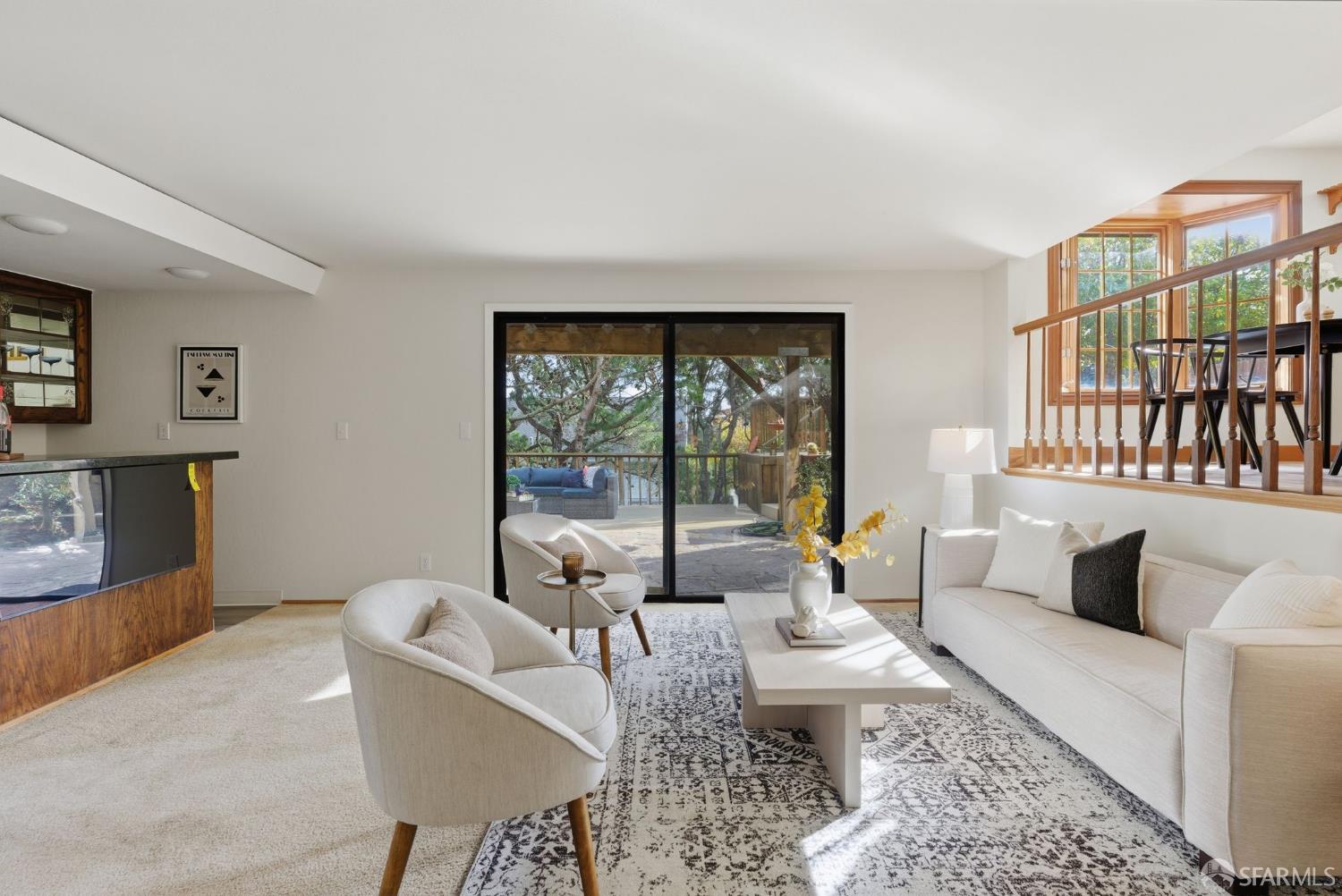 969 Springfield Drive Millbrae, CA 94030 - Photo 17 of 48 a living room with furniture and a large window