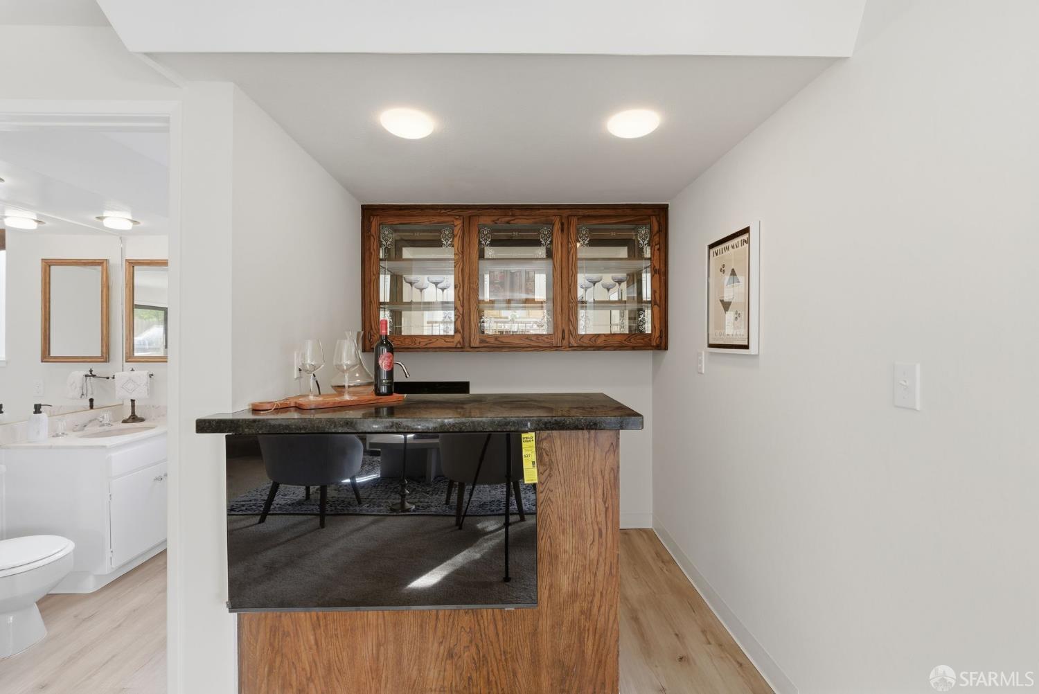 969 Springfield Drive Millbrae, CA 94030 - Photo 21 of 48 a view of a kitchen area with furniture and window