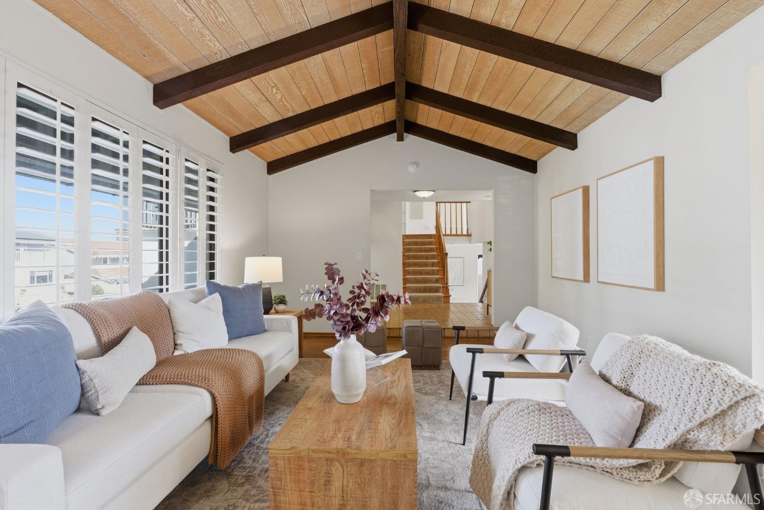 969 Springfield Drive Millbrae, CA 94030 - Photo 8 of 48 a living room with furniture and a window