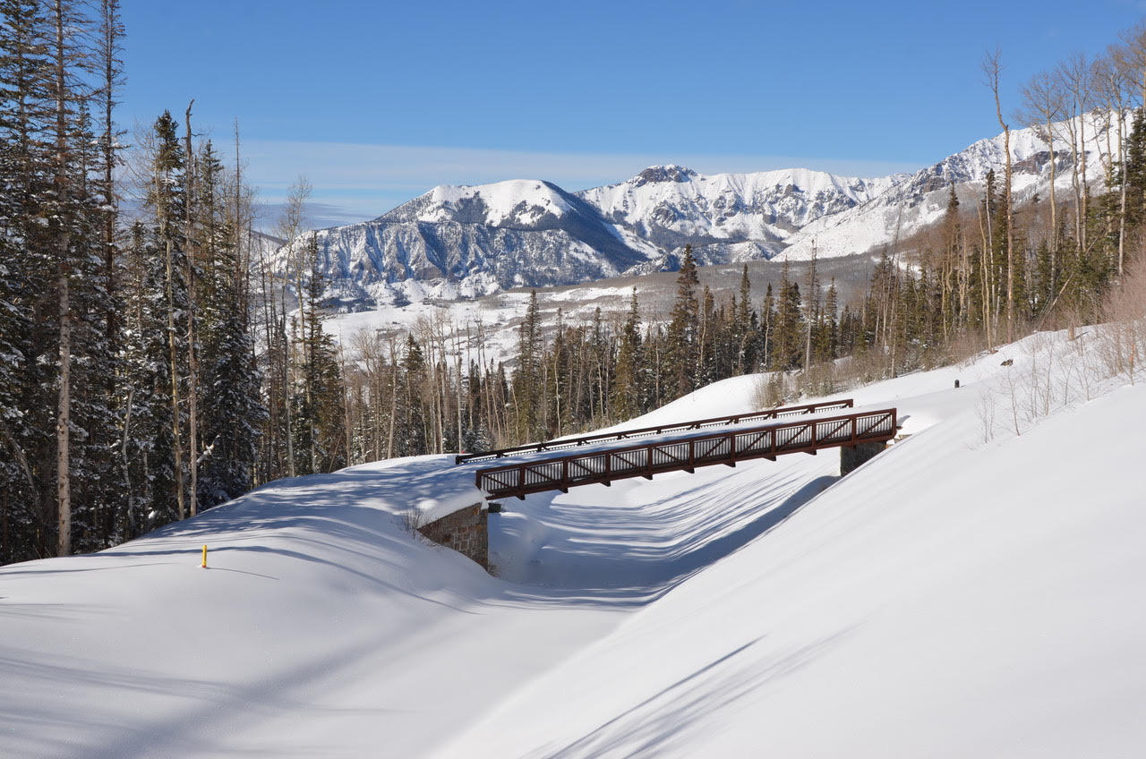 C-2 C-2 Tunnel Ln Mountain Village Telluride, CO 81435 - Photo 19 of 31 a view of a backyard with sitting area