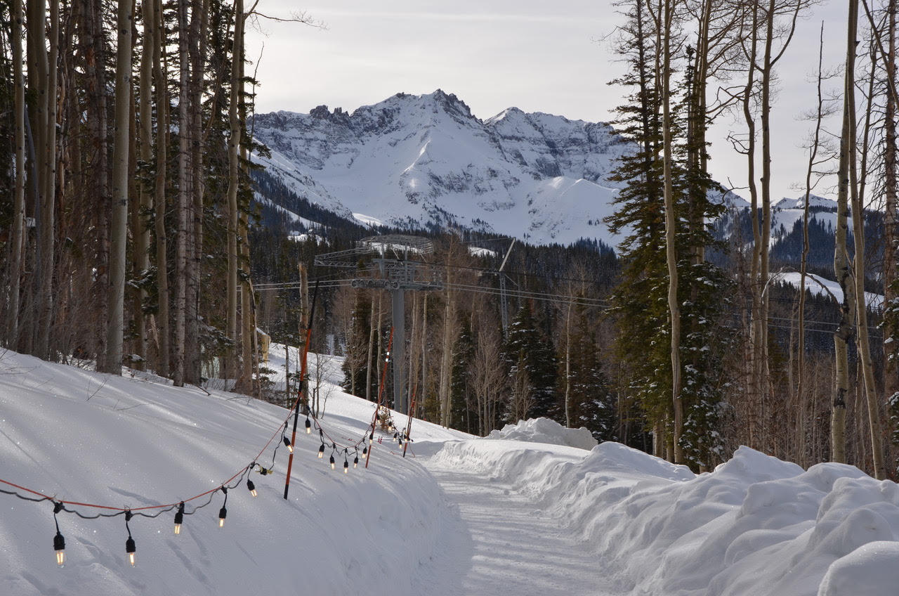 C-2 C-2 Tunnel Ln Mountain Village Telluride, CO 81435 - Photo 20 of 31 a terrace of a house with table and chairs
