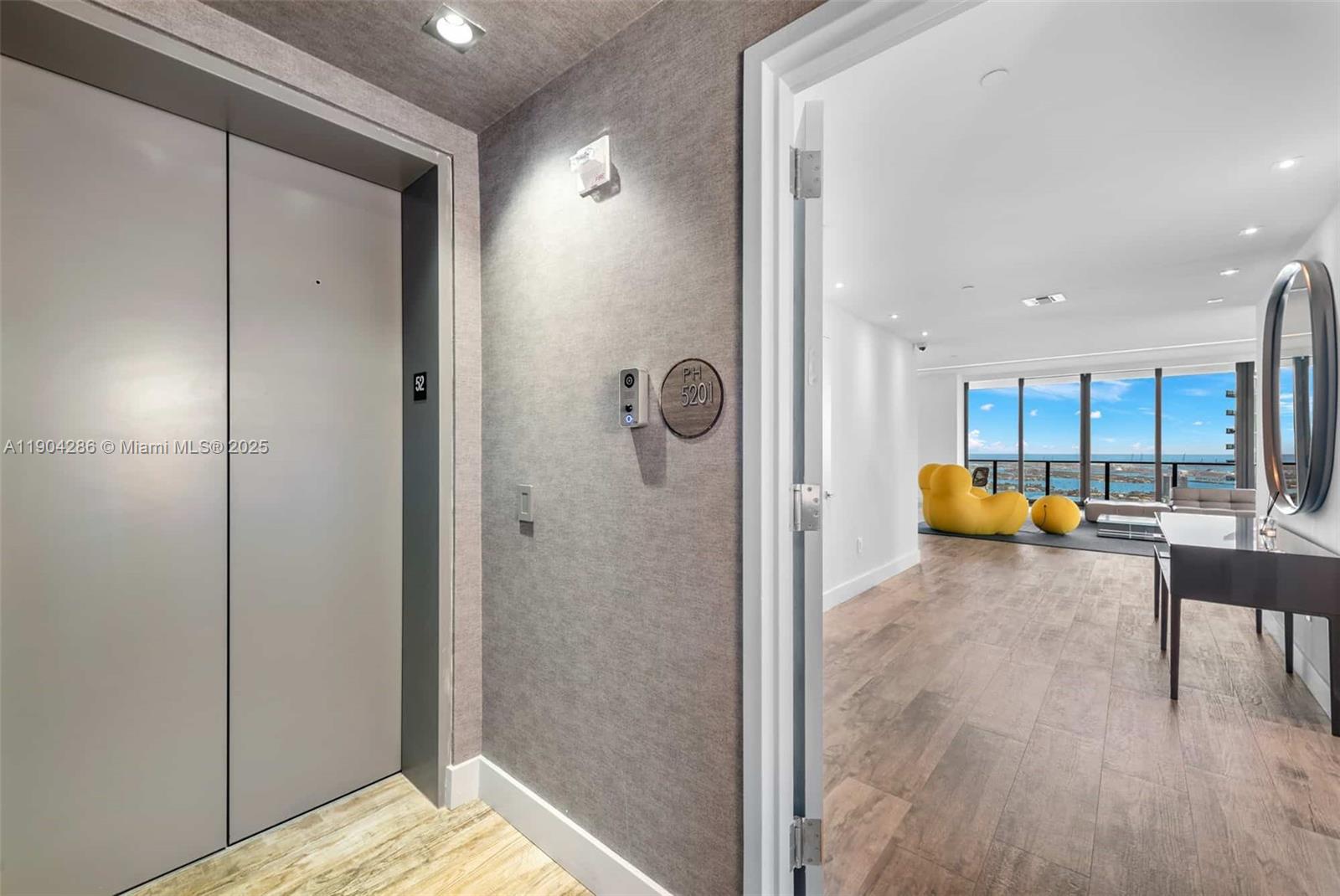 650 Northeast 32nd Street, Unit PH5201 Miami, FL 33137 - Photo 3 of 42 a view of living room