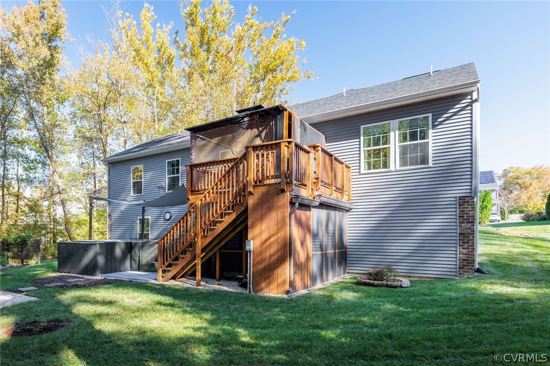 10331 Sandy Ridge Drive Chesterfield, VA 23832 - Photo 31 of 39 a view of a house with a yard