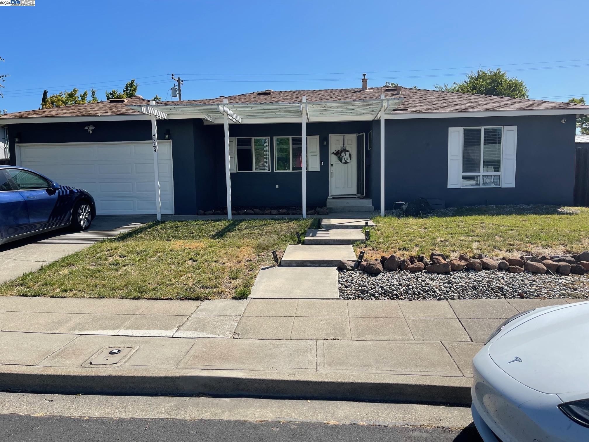 a front view of a house with porch