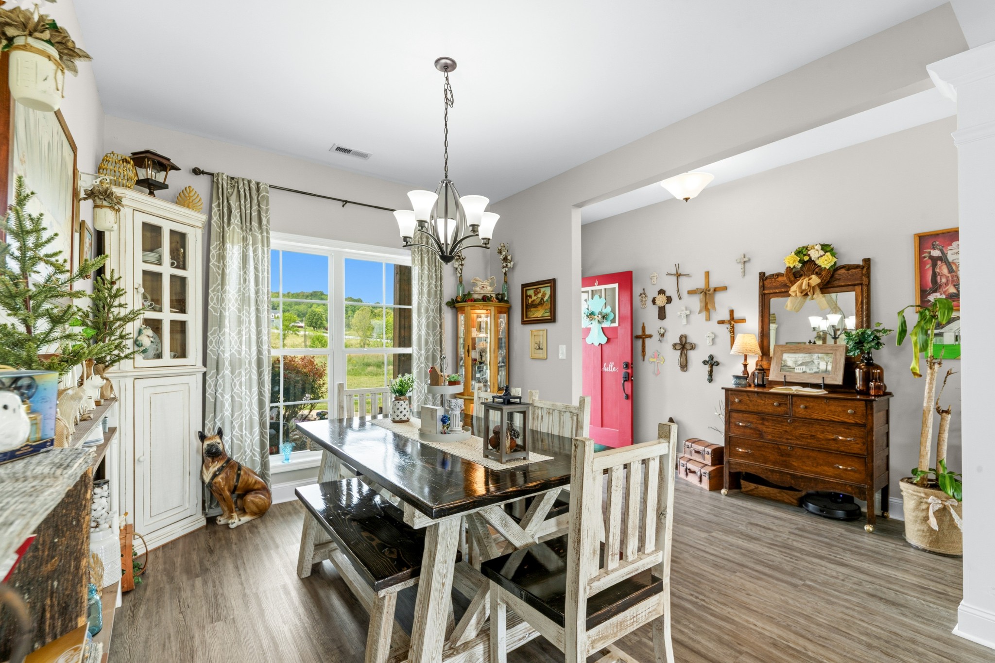 1224 Market Street Prospect, TN 38477 - Photo 23 of 80 a view of a dining room with furniture wooden floor and chandelier