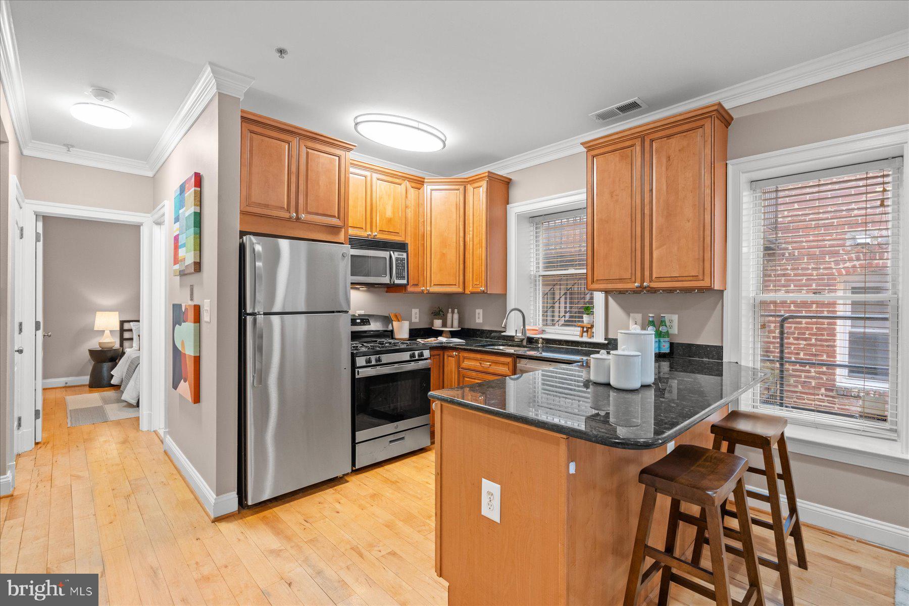 1740 18th Street Northwest, Unit 203 Washington, DC 20009 - Photo 6 of 14 Chef's kitchen with lots of counter space
