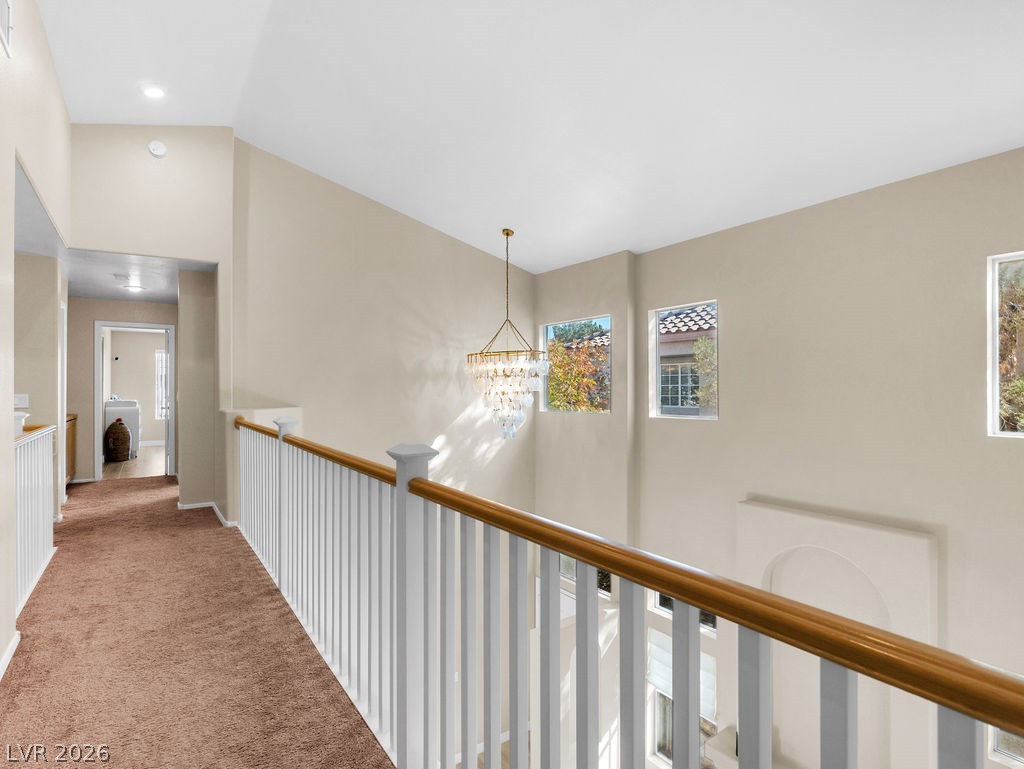 9201 Eagle Ridge Drive Las Vegas, NV 89134 - Photo 11 of 35 Open upstairs landing overlooking living room