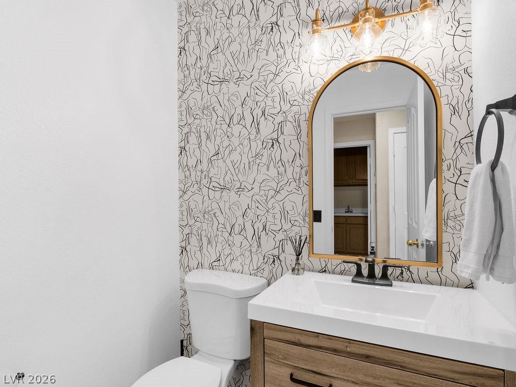 9201 Eagle Ridge Drive Las Vegas, NV 89134 - Photo 27 of 35 Downstairs Half Bath