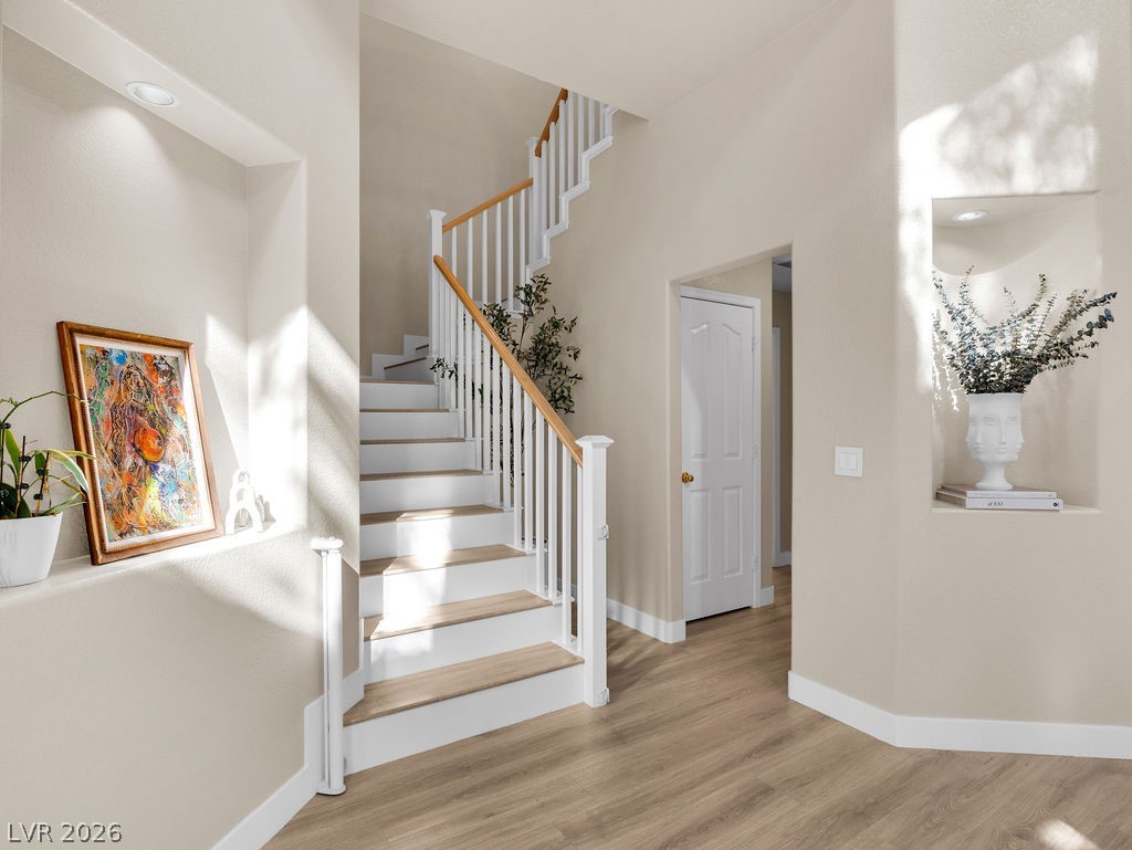 9201 Eagle Ridge Drive Las Vegas, NV 89134 - Photo 6 of 35 Dramatic entry with soaring ceilings.