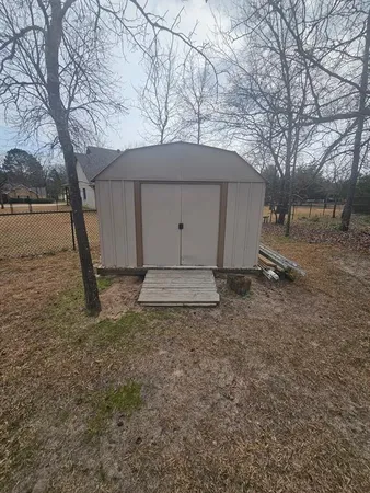 a view of outdoor space with trees