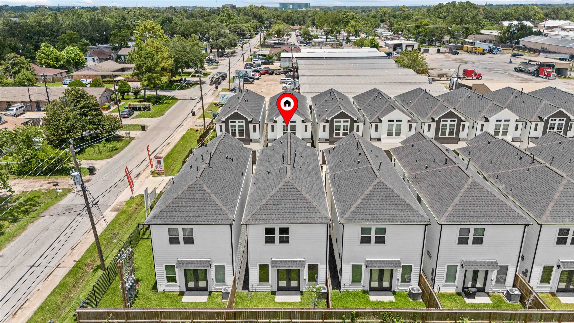 3426 Bolin Road Houston, TX 77092 - Photo 32 of 34 Aerial view of the gated community.