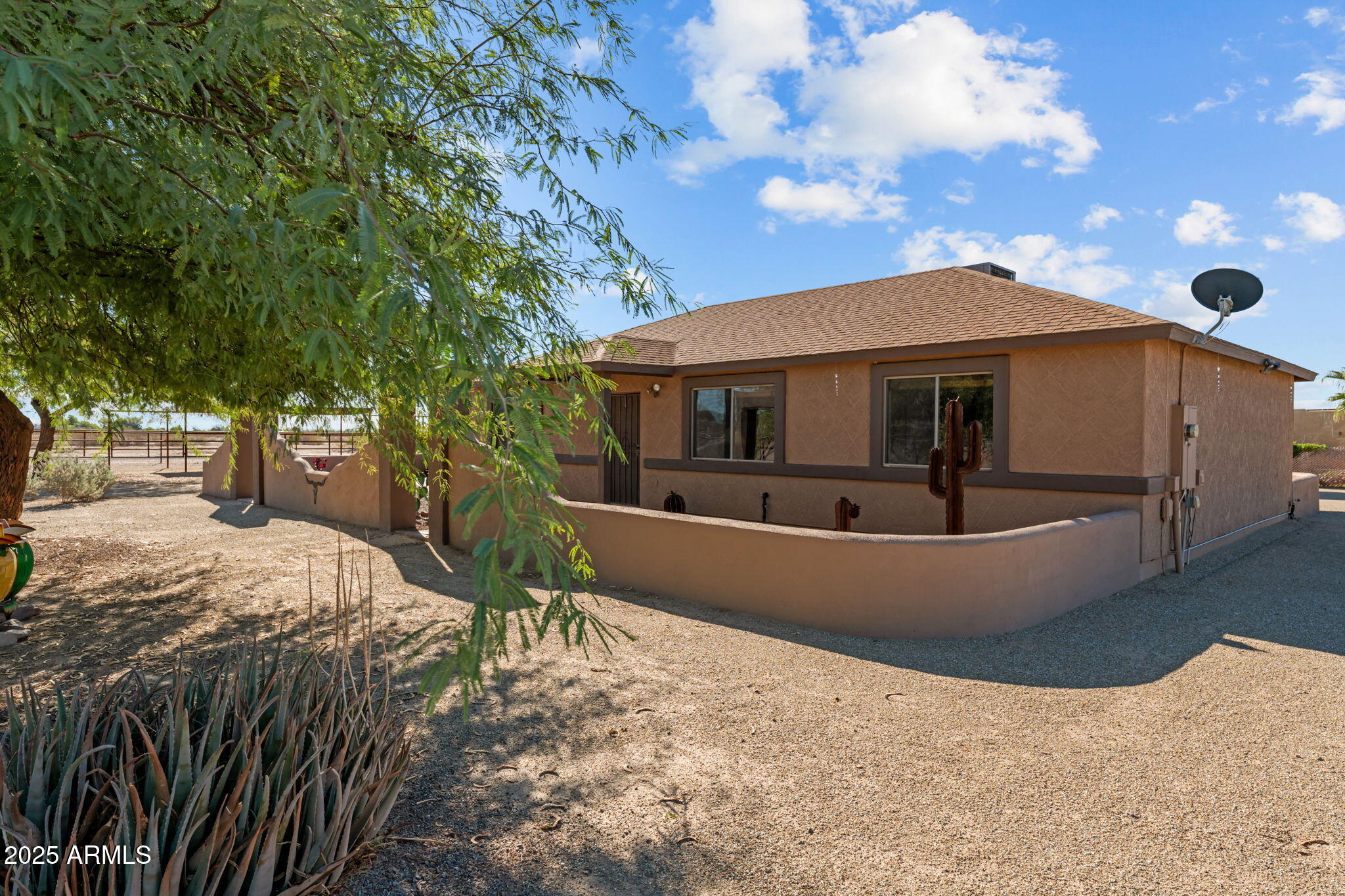 22309 West Rancho Caliente Wittmann, AZ 85361 - Photo 32 of 44 a view of outdoor space yard deck and patio