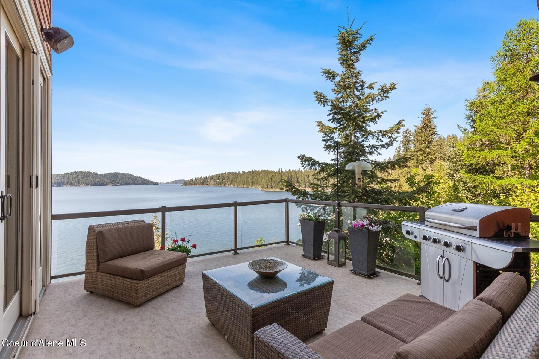 865 East Pine Ridge Drive Harrison, ID 83833 - Photo 17 of 76 Deck outside the Open Kitchen