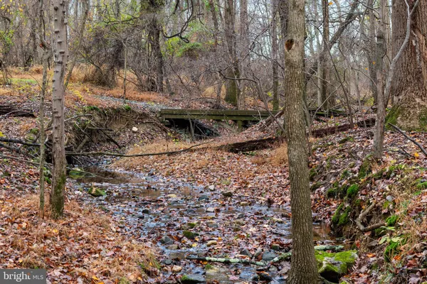 a view of yard with wooden fence
