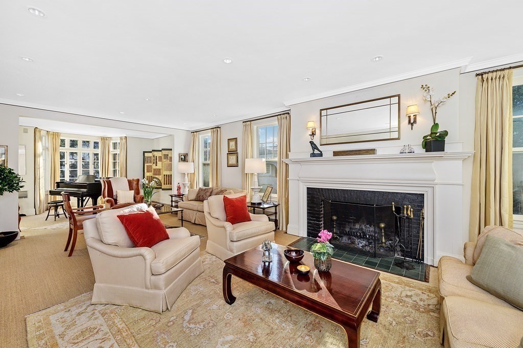 72 Pine Ridge Road Newton, MA 02468 - Photo 5 of 41 a living room with furniture fireplace and window