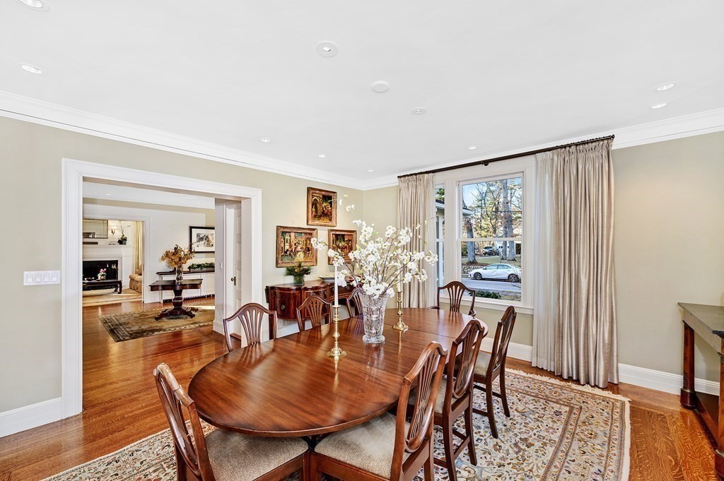 72 Pine Ridge Road Newton, MA 02468 - Photo 9 of 41 a view of a dining room with furniture