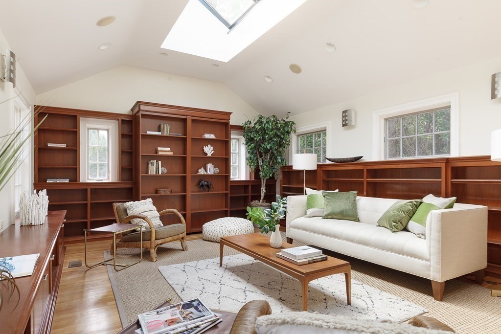 150 Fletcher Road Belmont, MA 02478 - Photo 22 of 33 a living room with furniture and wooden floor