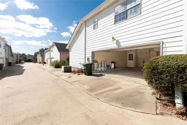 a view of a house with a patio