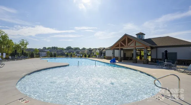 a view of balcony with furniture