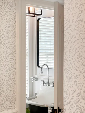 a picture of a person on a wall