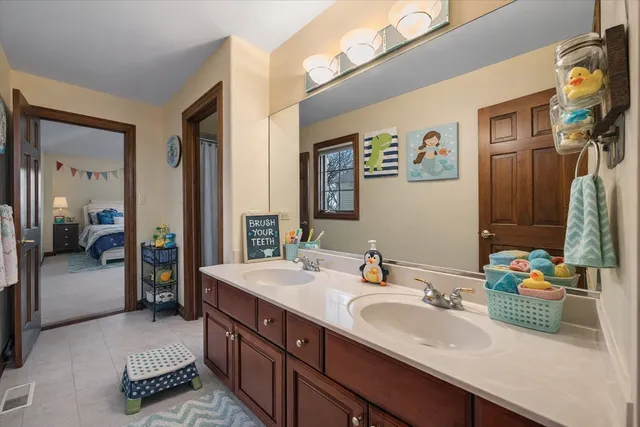 a very nice looking room with a large window